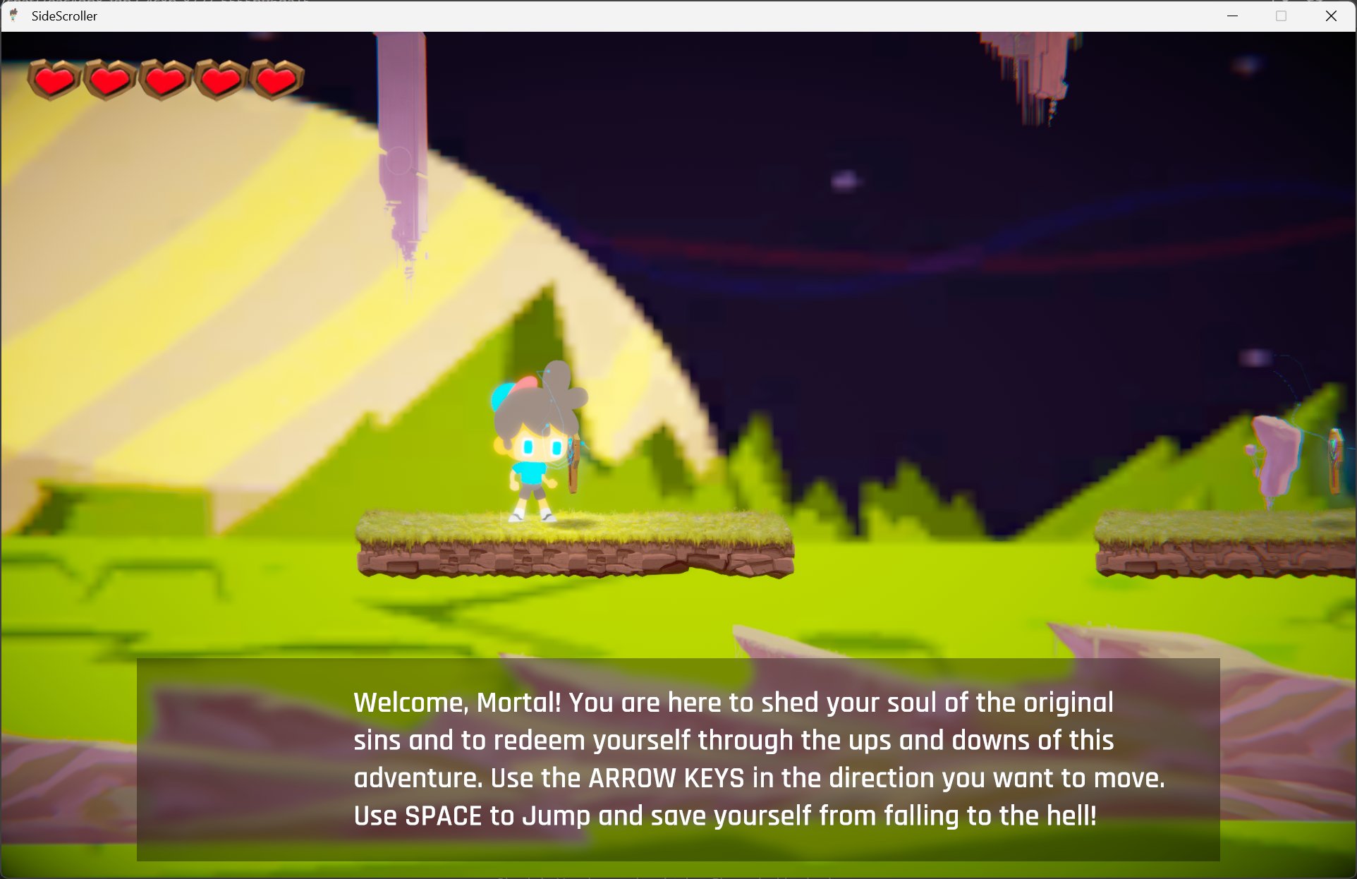SideScroller opening scene